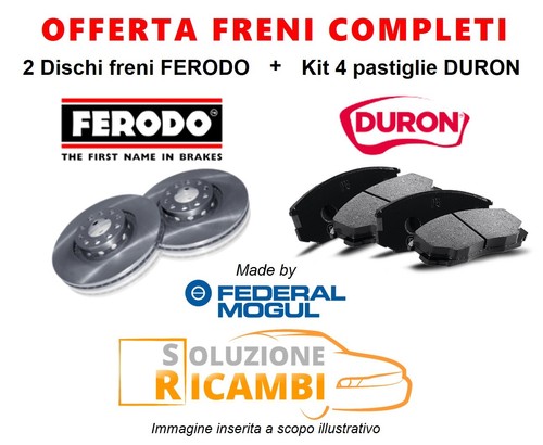 Kit dischi pastiglie - +, freni