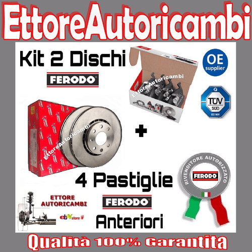 Kit dischi pastiglie ferodo - +,
