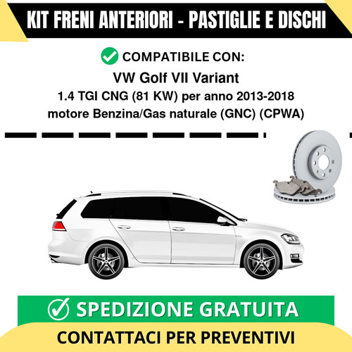 Kit freni anteriori pastiglie - kit, (pastiglie