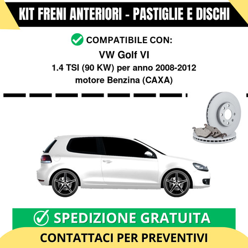 Kit freni anteriori pastiglie - freni, (pastiglie