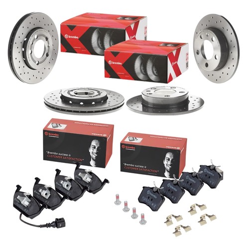 Kit brembo xtra forati dischi - kit,