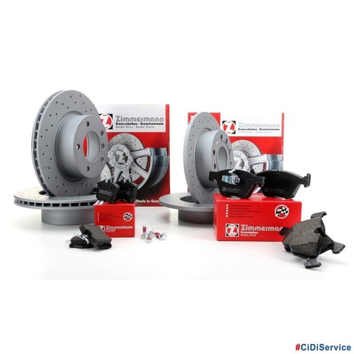 Kit dischi pastiglie forati - kit, 4